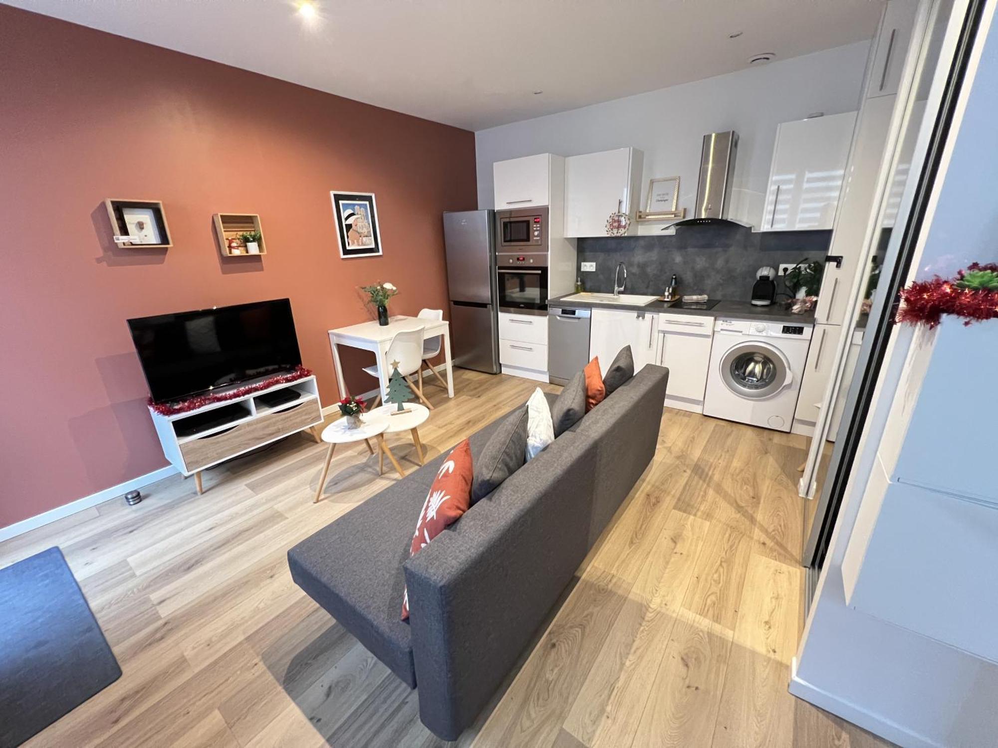 Le Remois - Charmant T2 - Renove - Parking - Cour Privative - Wifi Reims Buitenkant foto